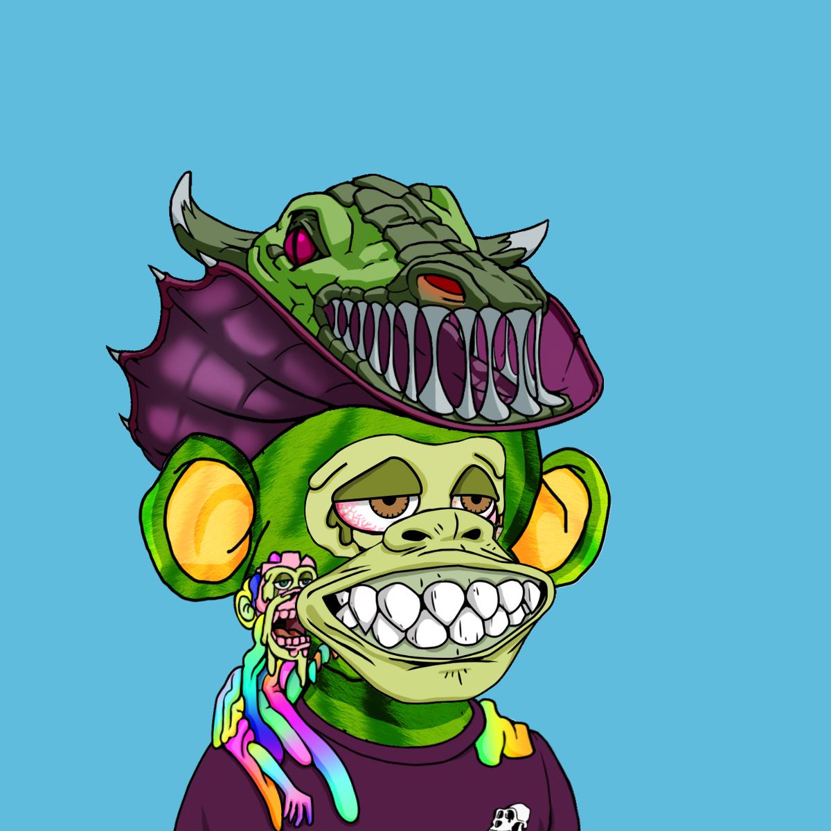 themonsterguild's tweet image. 👀 Got FOMO? This baby mutant is .09 

The Trippy Friend is the most rare trait. Only 79 of them.

opensea.io/assets/0x1ed89…

I like that wide grin and the matching hat and shirt. Great aesthetics. 

This lil' guy is 🔥🔥🔥

#babyapemutantclub @THE_BAMC_NFT
