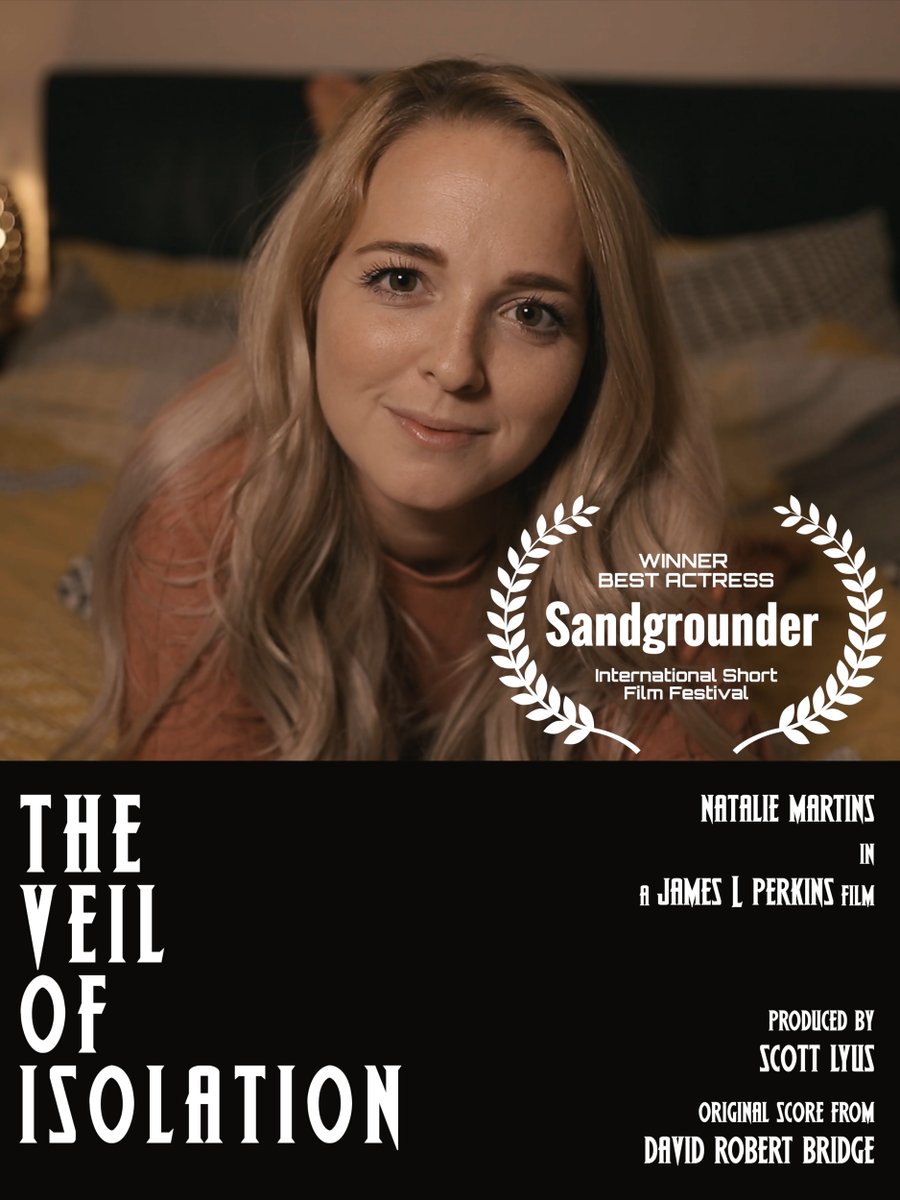 Mijmeister's tweet photo. I am so excited and pleased to share some amazing news with you all on this Sunday evening!

"The Veil of Isolation" is now an AWARD WINNING Short Film as the incredible @NDC_Martins wins the "Best Actress" Award at the #SandgrounderISFF2021! Outstanding work! <3 @AltViewMovies https://t.co/L6PvucYnWK