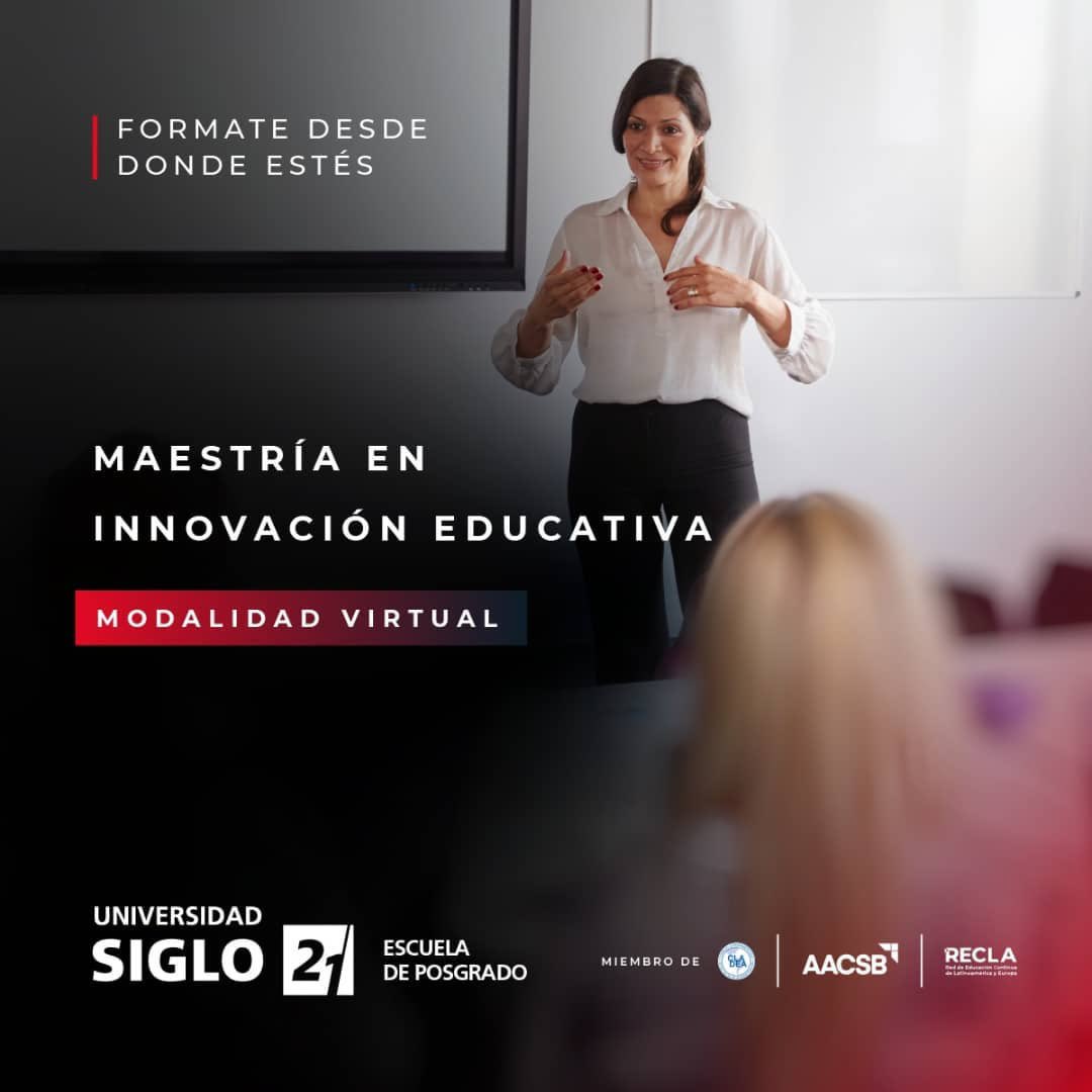 causantafe's tweet photo. Impulsá tu formación docente!

Capacitate y generá propuestas innovadoras de gran impacto para el sistema educativo, consolidando tu liderazgo docente como agente de cambio. Si tenés título universitario podés hacer esta maestría.

 👩🏻‍💻 Cursado 100% virtual. https://t.co/twUXYDkuMc
