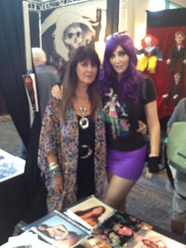 Happy Birthday, Caroline Munro!!! (Blurry AF pic, but it s all I ve got so I treasure it!   ) 