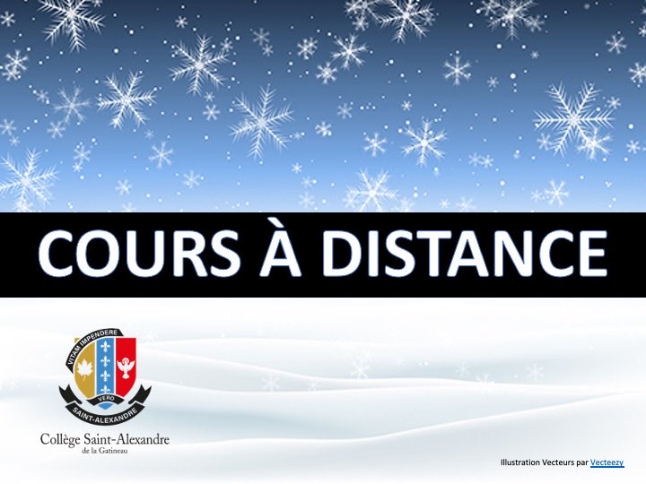 collstalexandre's tweet photo. FERMETURE ET COURS À DISTANCE - En raison des mauvaises conditions météorologiques annoncées, le Collège Saint-Alexandre sera fermé le lundi 17 janvier 2022. Les élèves poursuivront donc leurs apprentissages à distance selon l’horaire habituel du jour 8. https://t.co/KnohIW9iMW