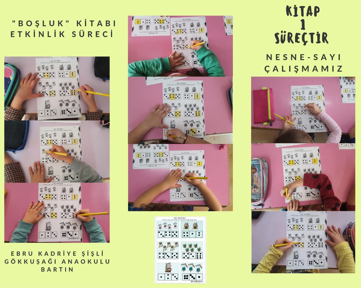 EbruSisli67's tweet photo. "KİTAP 1 SÜREÇTİR" eTwinning Projemizde "Boşluk" kitabını okuduk ve kitap üzerine çeşitli etkinlik süreçleri gerçekleştirdik 🤩 @BartMem @tretwinning @eTwinning_74 @eTwinningDestek @anaokulu_n @kitap1surectir https://t.co/JB3L7jhjLr
