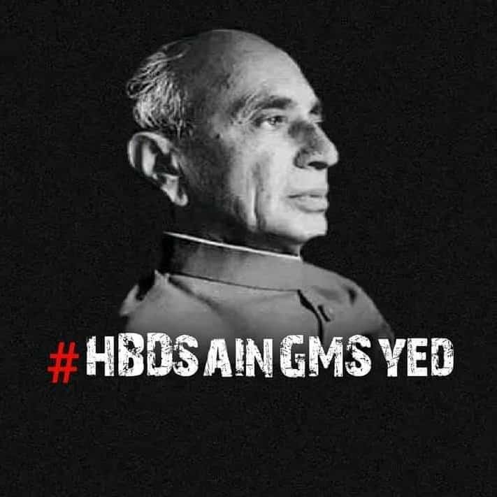 MBkhaNodho's tweet photo. Sain GM Syed used to say 
´´Religions are for humans,not
humans are for religions´´.
He always oppsed state religion
Leader OF SinDH Sain GM Syed 
#HBDSainGMSyed https://t.co/bEpeMWGwzm