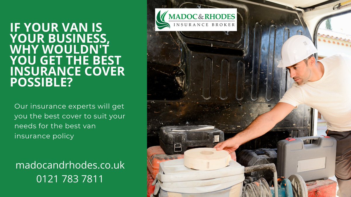 Would you be unable to run your business without your van? Make sure that you've got the right van insurance cover so if the worst should happen you have peace of mind #BrumHour