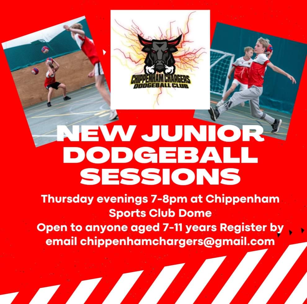 Brand new Junior Dodgeball session in Chippenham starting this week 😃

Please RT 
<a href="/ChippenhamNow/">Chippenham Now</a> <a href="/Chippenhamlife/">Chippenham Life</a> @OliverPhippsCEM @Chippenhamtcl <a href="/OneChippenham/">One Chippenham</a>