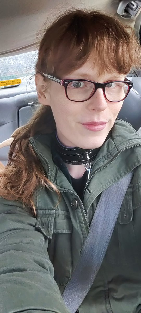 PenelopeVierre's tweet photo. Guess who just got collared earlier 👀😏 https://t.co/pzNz0TgNaN