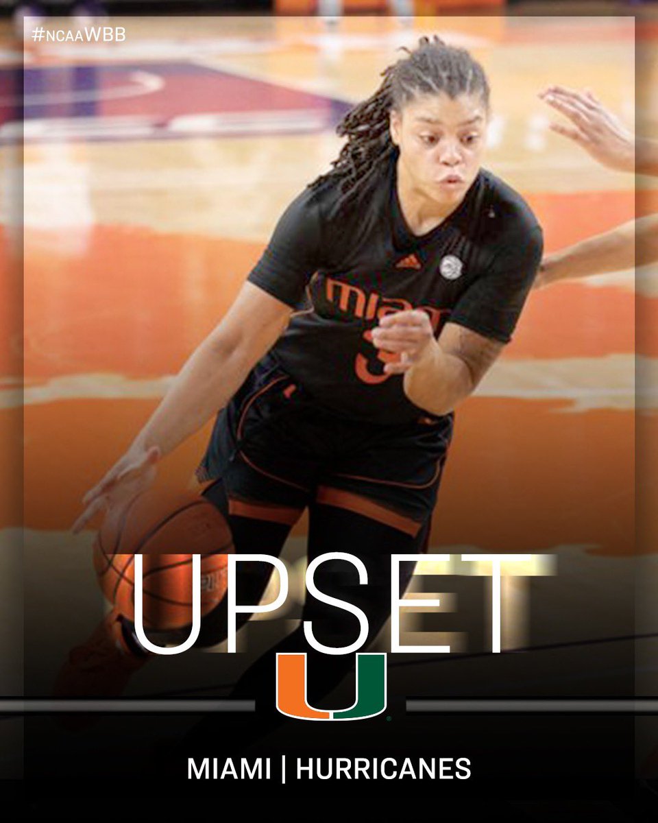 NCAA March Madness (@marchmadnesswbb) on Twitter photo ๐CANES CLINCH VICTORY ๐
MIAMI UPSETS No. 15 Georgia Tech, 46-45
#NCAAWBB x <a href="/CanesWBB/">Hurricanes Womenโs Basketball</a> ๐CANES CLINCH VICTORY ๐
MIAMI UPSETS No. 15 Georgia Tech, 46-45
#NCAAWBB x <a href="/CanesWBB/">Hurricanes Womenโs Basketball</a>