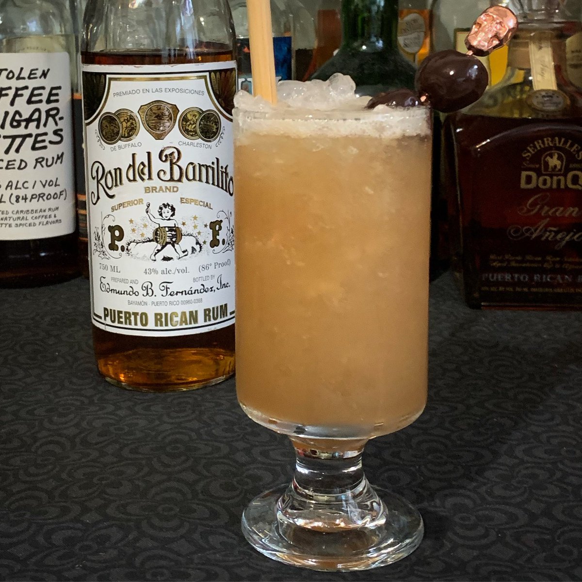 therumtrader's tweet photo. Served in the 1950s at Steve Crane’s Luau (Beverly Hills), the Dr. Wong is a riff on classic Dr. Funk. For more flavor I chose Ron De Barilitto 3 Star.

#rumronrhum #drinkmorerum #drinkwell #homebartender #rumisfun #rumtime #tikicocktails #tikidrinks #tikitime #puertoricanrum https://t.co/dmNvDEgykg