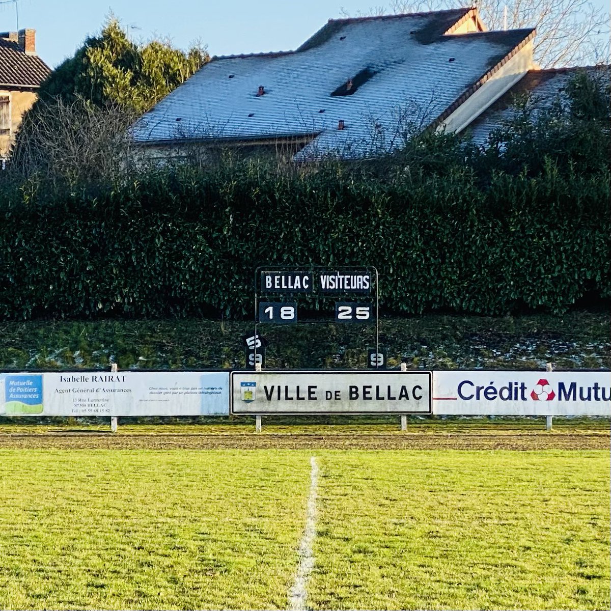 🟢 Le derby pour Folles ! ⚪️

Aux termes d’une partie de rugby très disputée face au Cs Bellac Rugby, les Vert &amp; Blanc s’imposent 18-25.

Prochain match, dimanche 30 janvier au Stade de La Colline face à l’ASPO-Brive-Rugby.