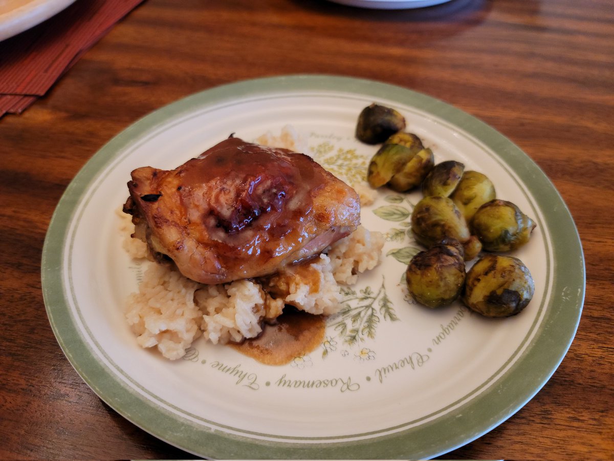 FireJoseph's tweet image. French onion chicken... well a twist on that anyway.