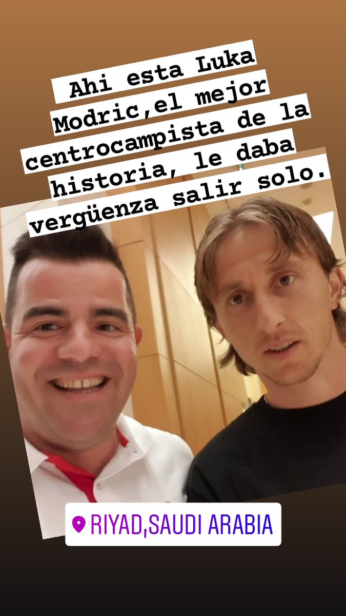 Cachoalesves's tweet photo. @lukamodric10 😎🔝 https://t.co/HTPCyzRPii
