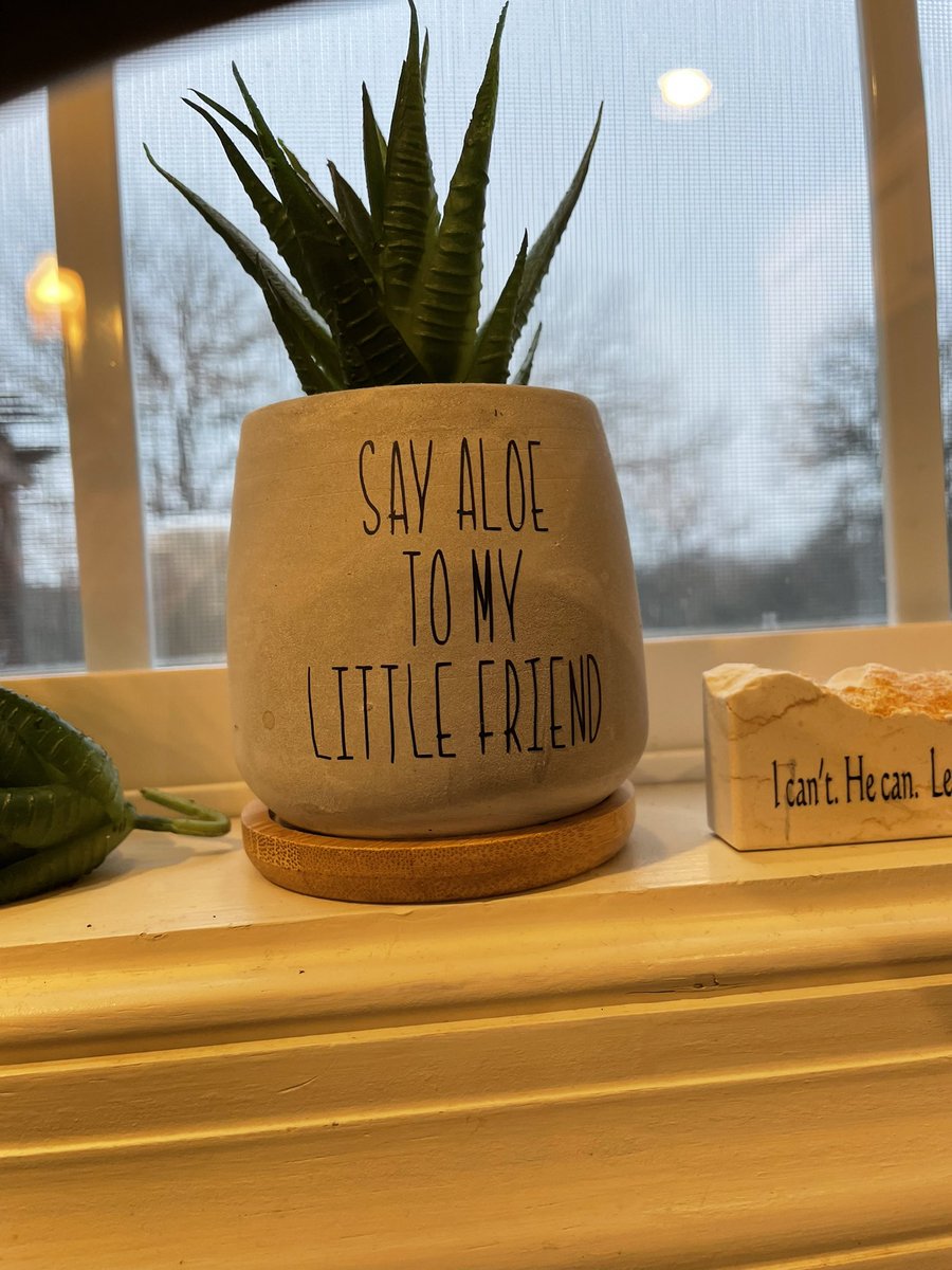 CherishToday08's tweet photo. It’s just stuff….but it brought me joy…plus I made the words on the pot #IsItBedtime #LittleFriendNoMore #ItsJustStuff 😕 https://t.co/T1CjvyM7Tt