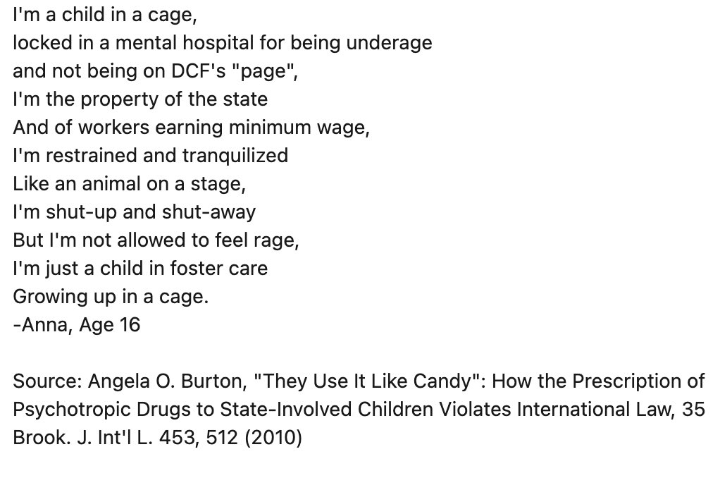 dawnjpostesq's tweet photo. Truly, a must read!
#livedexperience
#youthvoicematters
#homesnotinstitutions https://t.co/9hlj4WCmRN
