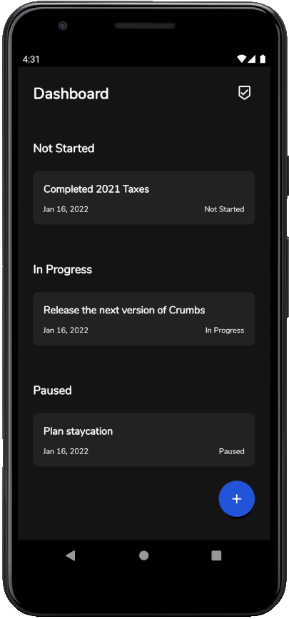 asadmansr's tweet photo. #AndroidDevLog - Crumbs Android App
Sometimes the simpler way to do things is most likely the correct behavior (+ simpler implementation). Transformed the dashboard screen to include goals with all of the possible states without multiple taps.
Before & After: https://t.co/fgq8Lbc2vh