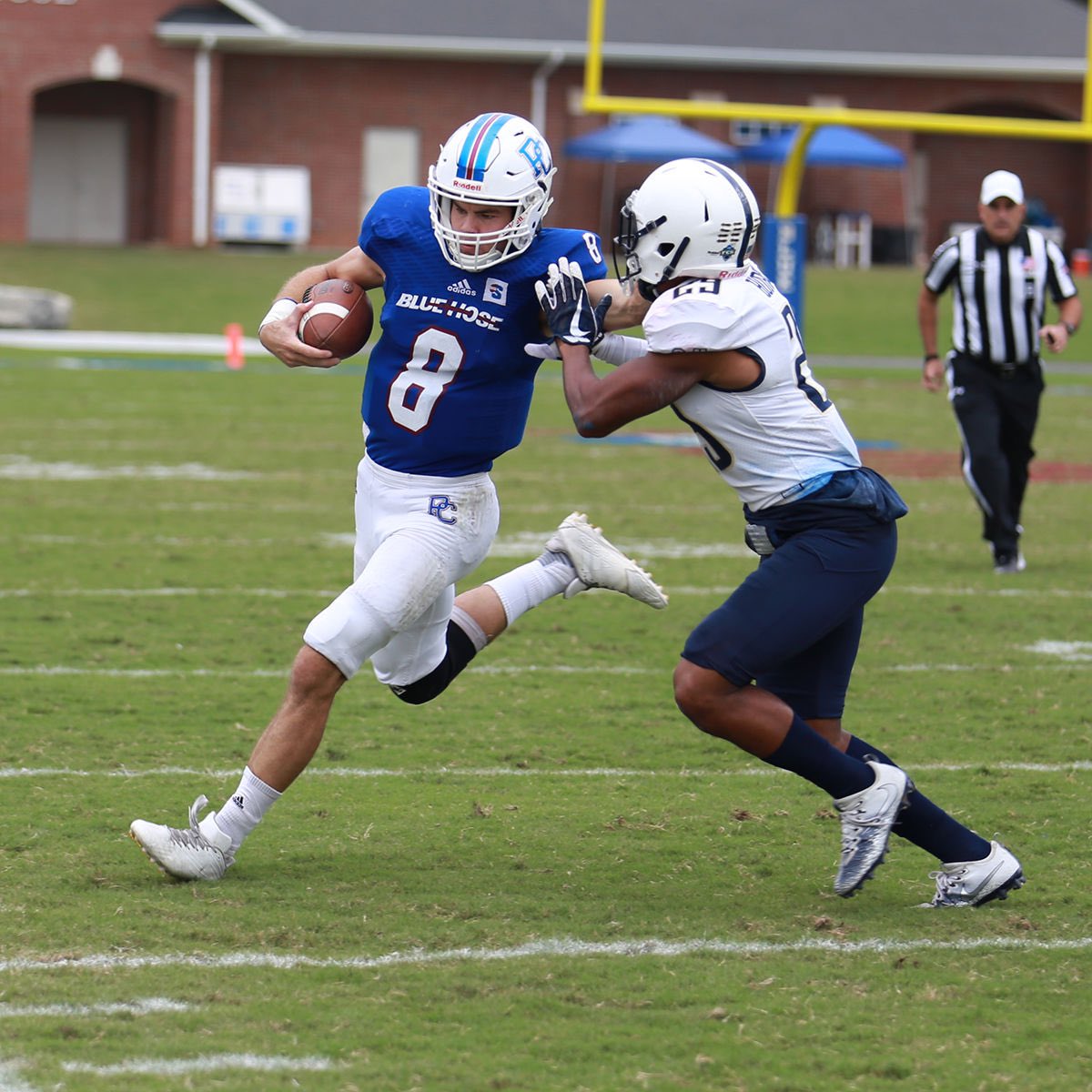 StroupZeb's tweet photo. After a great talk with @Coach_DanOwen, I’m blessed to to receive my first D1 offer from @BlueHoseFtball!!!! @Coach_Holder4 @granitestrong1 @GraniteBears @NPCoachJeff https://t.co/1u6bV2omfL