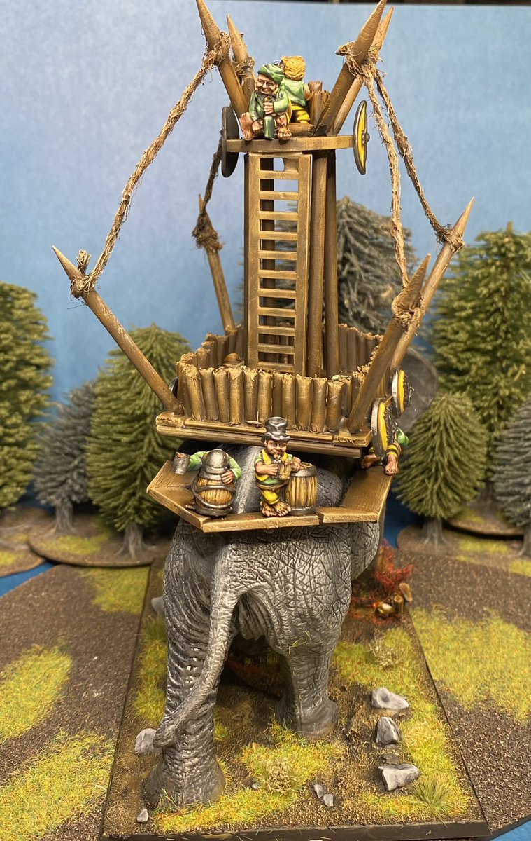 nerdandcub's tweet image. Rounding out my Halfling army #t9a #oliphaunt