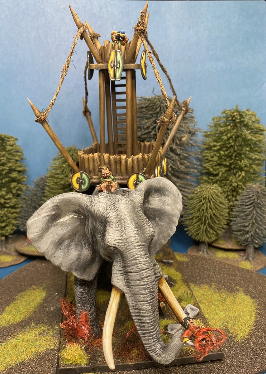 nerdandcub's tweet image. Rounding out my Halfling army #t9a #oliphaunt