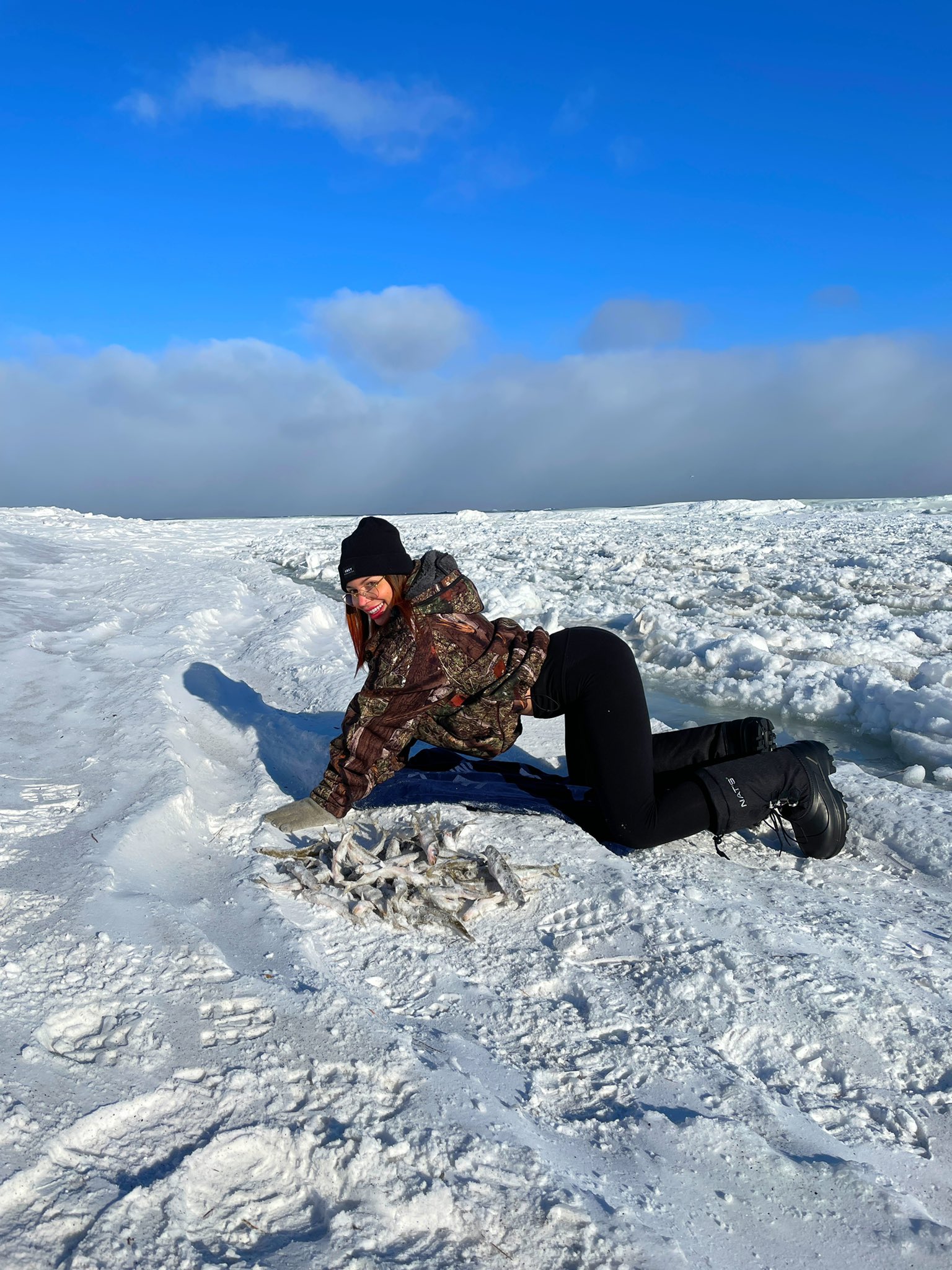 TW Pornstars - 1 pic. MYLA DEL REY 🌲. Twitter. Went ice fishing and caught  70 smelts! 🎣❄️. 9:34 PM - 16 Jan 2022