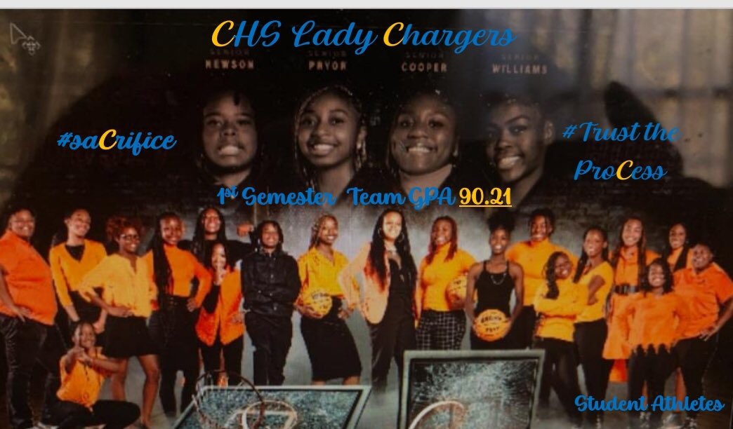 LadyChargersWBB's tweet photo. 1st Semester Grade Report Average
#BIBBVip #Tier1Strong #WeLead
@LadyChargersWBB β‘οΈ 90.21 GPA
#LadyChargersUp π§‘π ππ https://t.co/atHKMkfkiw