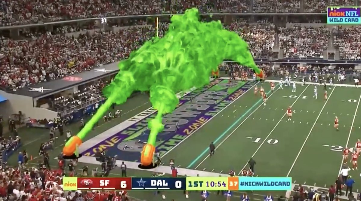SportsCenter's tweet photo. THE SLIME ZONE IS BACK 🤩 https://t.co/zAVuTMRBao