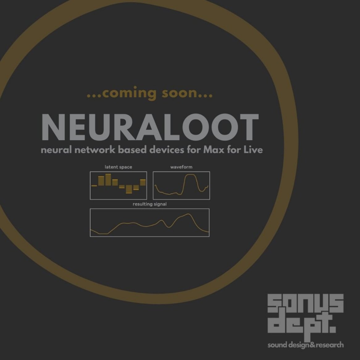 SonusDept's tweet photo. Coming soon new devices for #maxforlive...

#sonusdept #neuraloot #neuralnetwork #neuraloscillator #lfo #sequencer #drone https://t.co/qgoZ67GD25