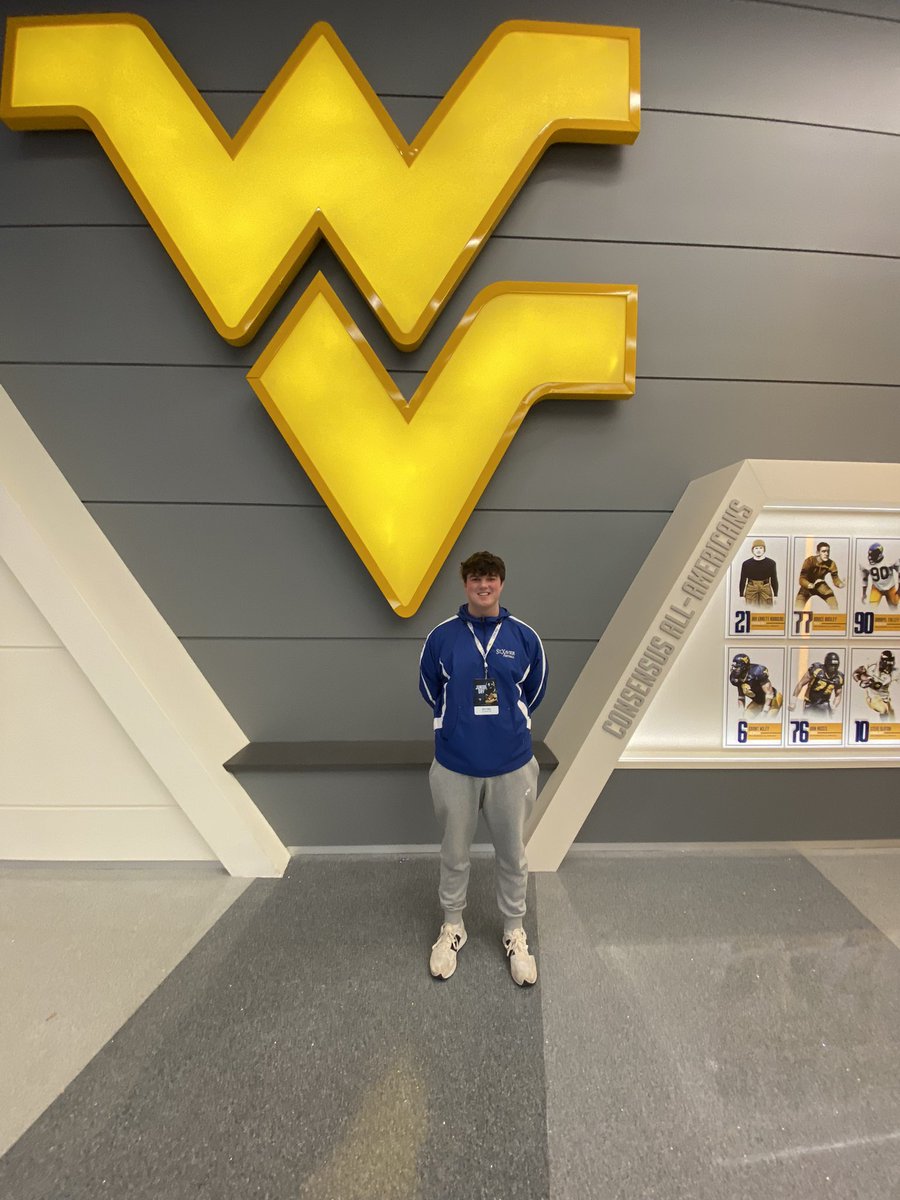 Thank you @CoachMooreWVU @SGasperWVU @NealBrown_WVU for an outstanding visit yesterday! #TakeMeHome23