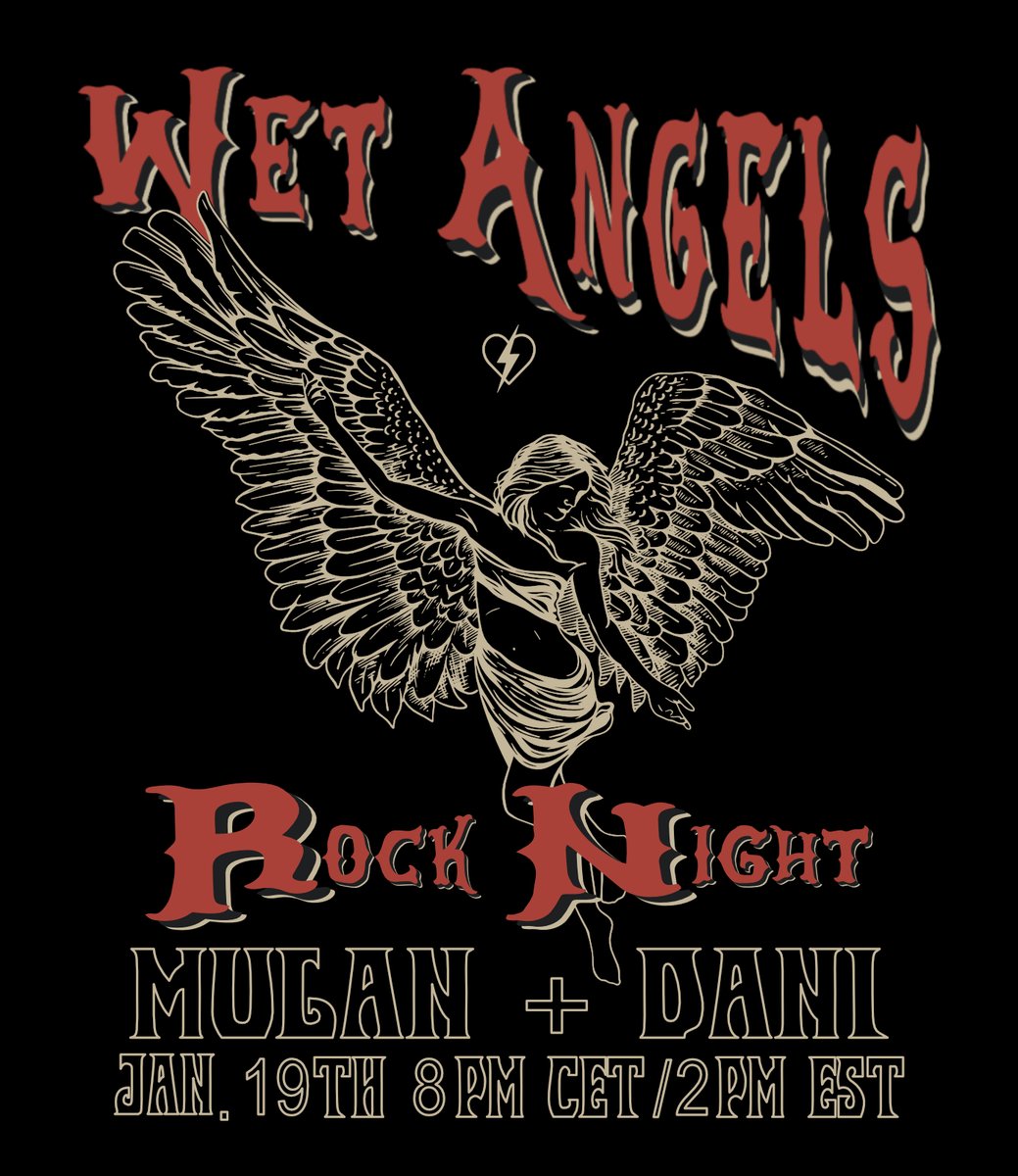 danididit3dx's tweet image. 💦😇Join me and @Mulan3DX this Wednesday for Wet Angels Rock Night! Who knows, we may even take a request or three! 💦😇