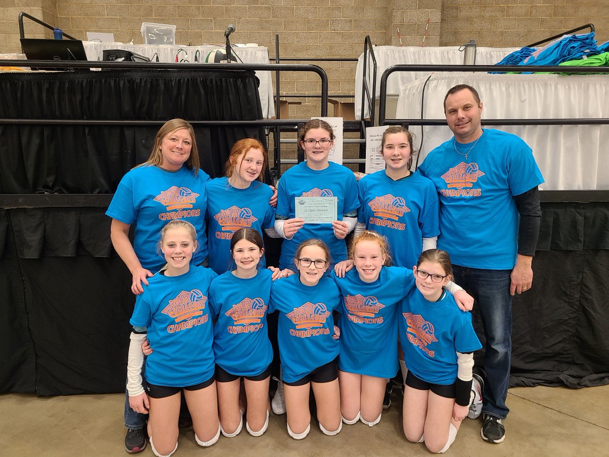 TeamIndianaVB's tweet photo. Congratulations to 12 Open Champions - Decatur Force Teal and Finalist - Empowered 12 Elite Black! #MLKChallenge https://t.co/uj122xovKD