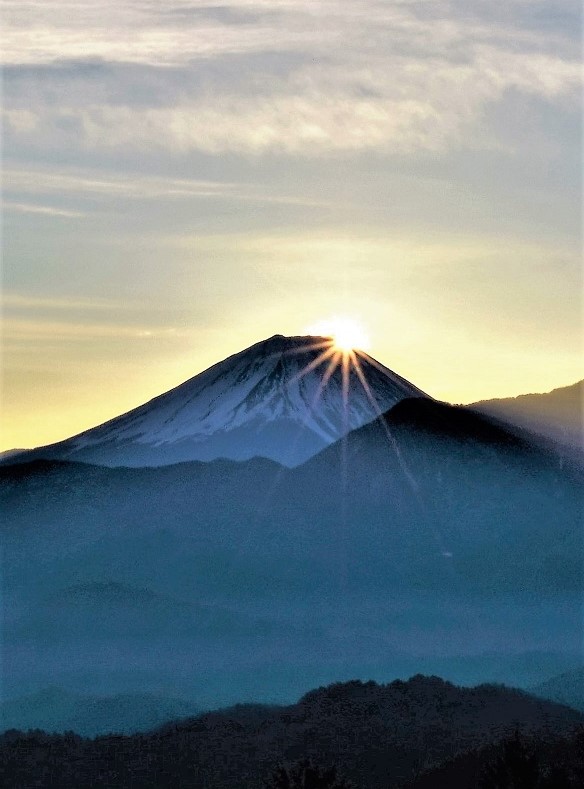「霊峰富士山」 今朝撮りです 和み癒しのデジイチ散歩です