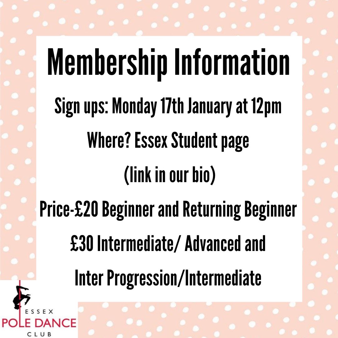 Updated membership info for this term! Don’t miss sign ups tomorrow at 12pm