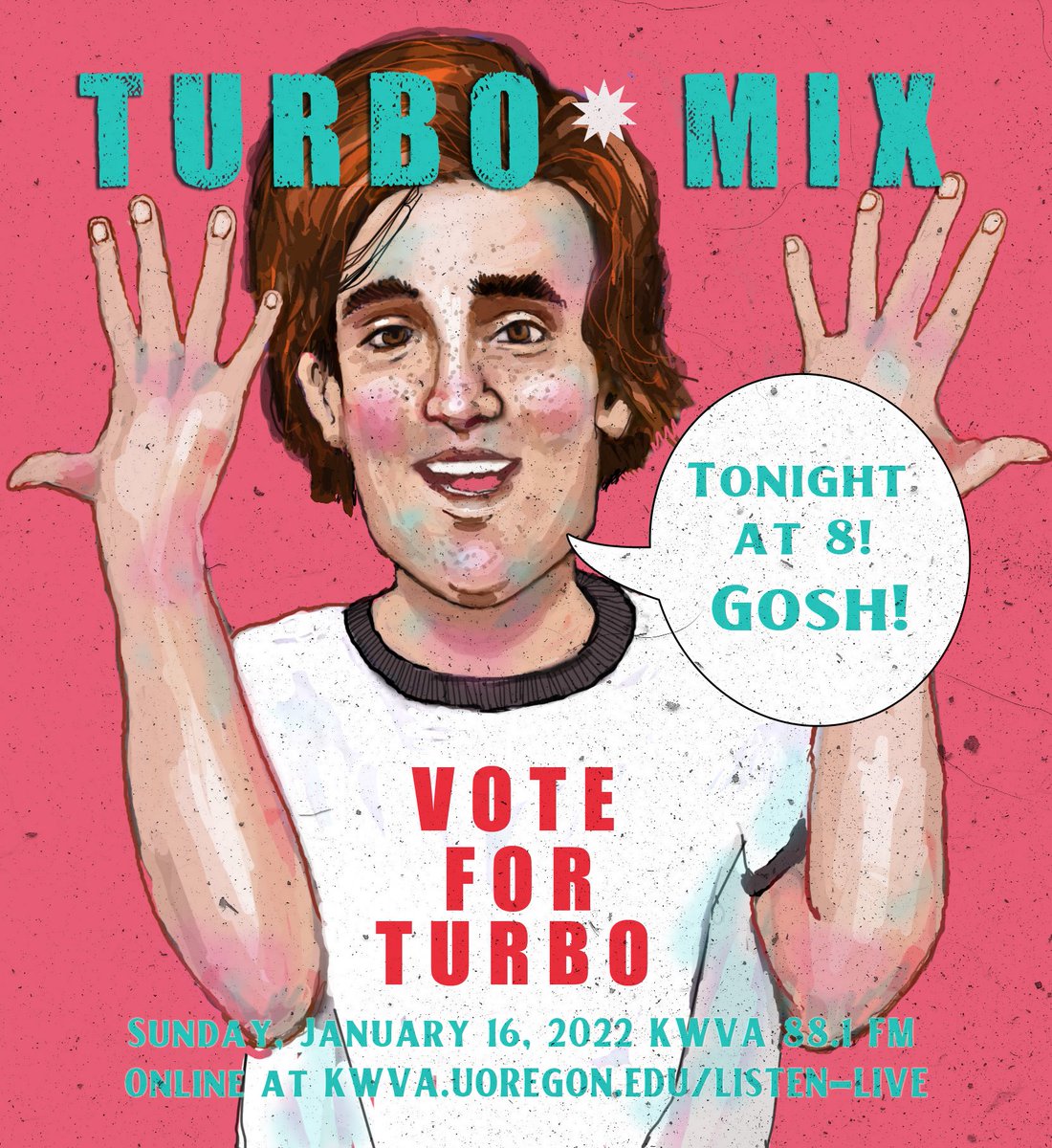 turbo_dogg's tweet photo. You know this boogie is for real! Turbo Mix returns tonight with a bunch of #disco and other #dance music. I play whatever I feel like I wanna play, gosh! Tonight at 8pm Pacific on @kwva
#pop #indie #dreampop #disco #80s #napoleondynamite #voteforpedro #unclerico #kipdynamite https://t.co/TGAKnHV5TH