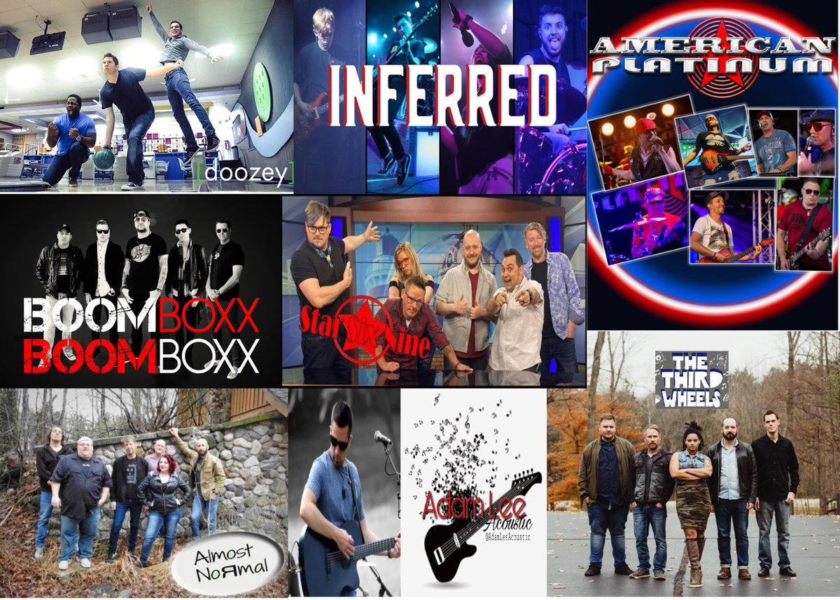 RockforWishes's tweet photo. #RFW2022 lineup:
#RockforWishes14
2:15p-3:15p: Adam Lee Acoustic 
3:30p-4:30p: Doozey 
4:50p-5:50p: The Third Wheels 
6:10p-7:10p: INFERRED 
7:30p-8:30p: Almost Normal
8:50p-9:50p: BoomBoxx
10:10p-11:10p: American Platinum
11:30p-12:30a: Star Six Nine https://t.co/4LKPmtQRB5