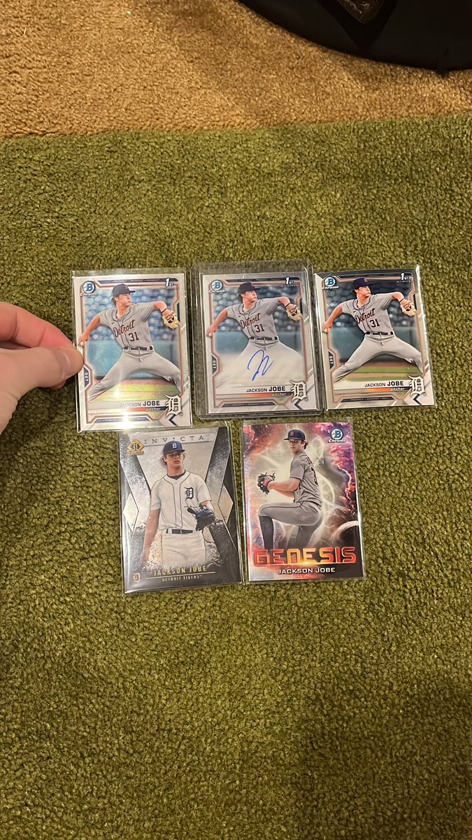 CardCommander2's tweet image. Jackson Jobe Lot $85 BMWT @HobbyConnector