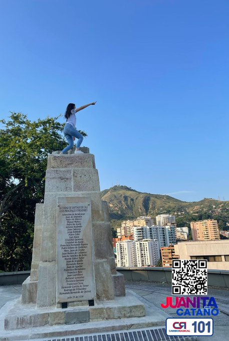 Todos somos Sebastián”, la curiosa foto que se tomó Juanita Cataño en Cali