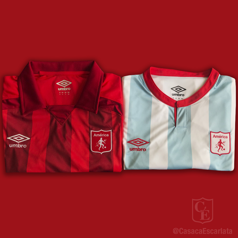 🔴⚪🔵 El momento más esperado por toda Latinoamérica unida (?), nuestras impresiones de las nuevas camisetas <a href="/UmbroColombia/">Umbro Colombia</a> de <a href="/AmericadeCali/">América de Cali</a> 2022: