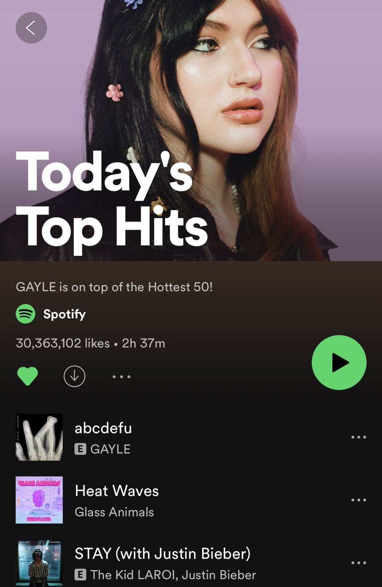 Spotify infuriates me so bad. How many times are you gonna give her the cover. trying  to make this girl happen so bad. Why can’t you  add I hate u by SZA or hrs and hrs as no 1 on this playlist. Stay pushing thesame type of songs. https://t.co/KhbIEewWIv