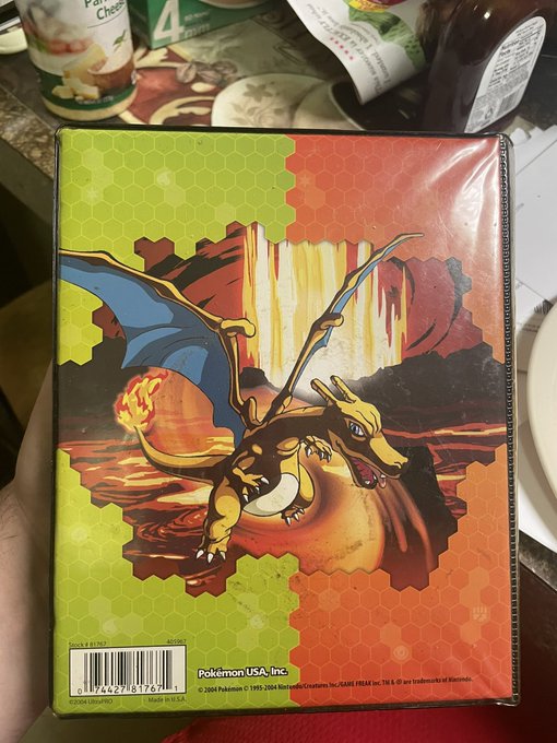 My dad found my old pokemon card book! https://t.co/AQg71sAwWy<a href="/tag/charmander"class="tags"><span>#charmander</span></a>