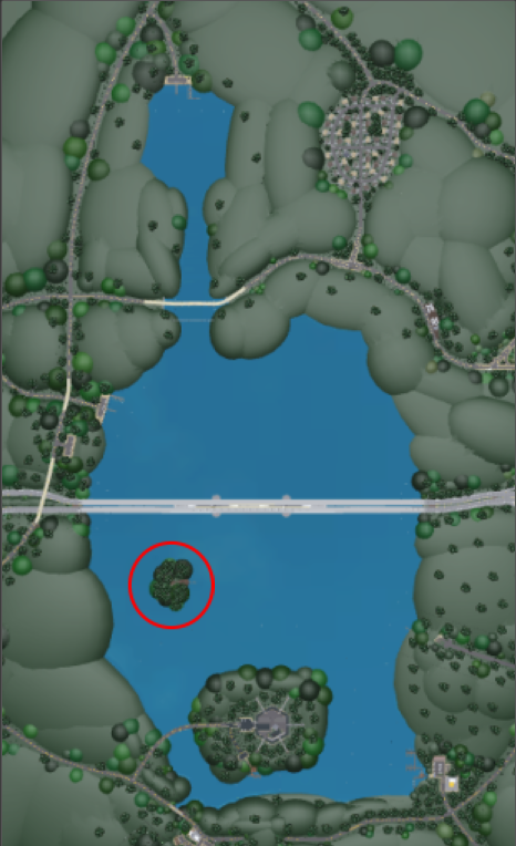 NAVIGATIONAL ADVISORY:

A reminder that Skull Island is currently not shown on the mini-map in Version 2 of Stapleton County. When navigating in dark conditions on the lake please keep in mind that if you're using the mini-map to navigate that the Island will not appear.