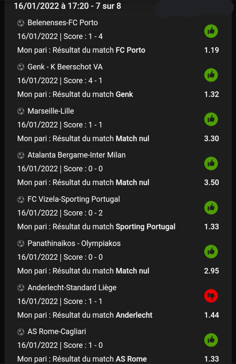 Zulluu11's tweet photo. Bimmm
Un multi ➡️nul➡️ en 4/5
Et le jolie ➡️7/8➡️
Les nuls à couvrir ⚽️⚽️⚽️⚽️
Triplement de la mise de départ...
#TeamParieur #teamparieurs #pronos #tipser @Zulluu11
➡️Rt for .... https://t.co/XcH3C104k9