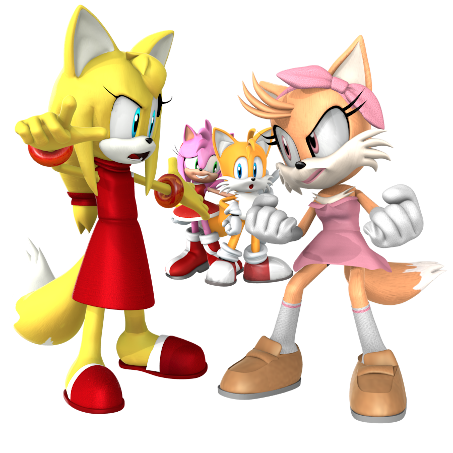 「Amy's friends from the Sonic Manga 」|Nibroc.Rockのイラスト