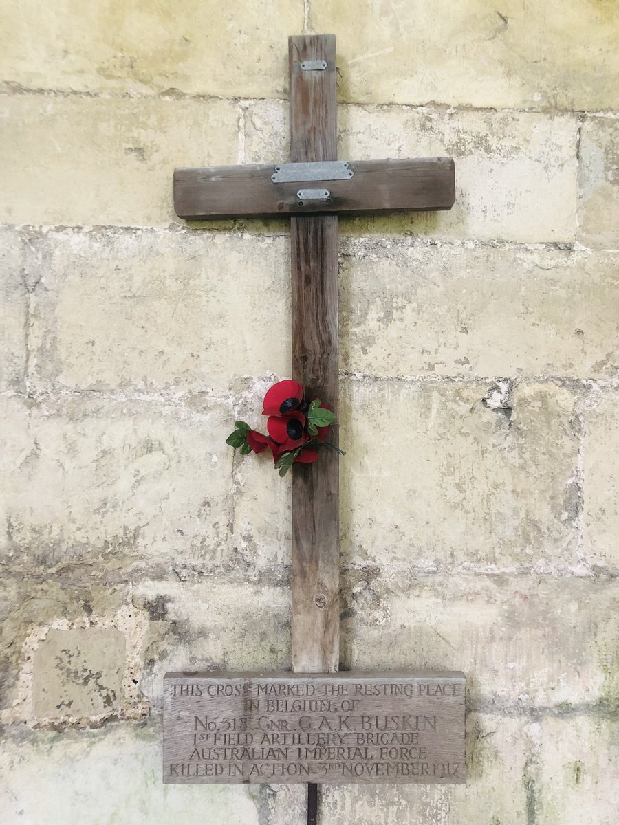 IAlderman's tweet image. Poignant display of original #WW1 grave markers at #Salisburycathedral Considering how many of these markers were originally made, I wonder how many survive today?