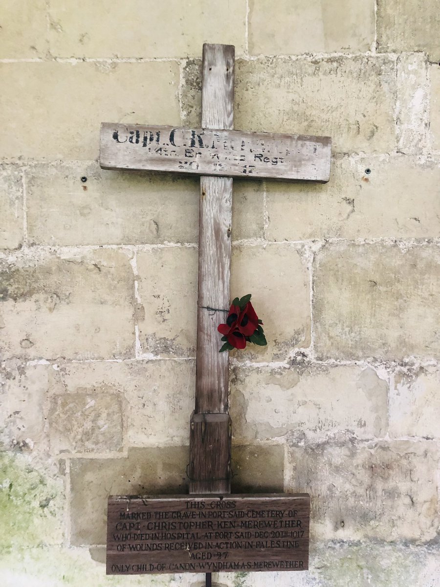 IAlderman's tweet image. Poignant display of original #WW1 grave markers at #Salisburycathedral Considering how many of these markers were originally made, I wonder how many survive today?