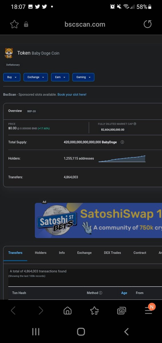 Mace1Macelo's tweet photo. @BabyDogeDEX @firouz_javad @binance https://t.co/D2qzhbmlwa