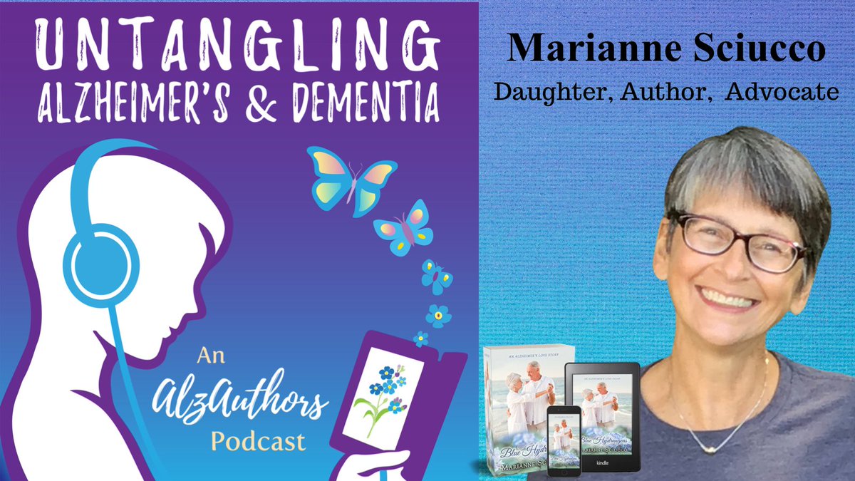 Podcast host Marianne Sciucco and AlzAuthor Jean Lee discuss how Marianne’s nursing career sparked an interest in dementia, her new blog “The Grief Diary,” lessons she learned as a long distance caregiver, &amp; the book that launched AlzAuthors. alzauthors.com/podcast/
