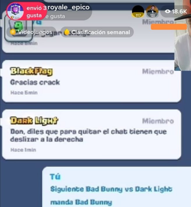 Una Copa de Tiktokers con más de 18k espectadores simultáneos, gracias a Todos por hacer posible, y demostrar la fuerza de la comunidad <a href="/DazCR3/">Daz</a> <a href="/DarkLightCR/">Dark Light</a> <a href="/CrTumbao/">♣️ֆʀ.ɬʊʍɮασ♣️</a> <a href="/SurgicalGoblin/">Surgical Goblin</a> <a href="/Oscarpi_CR/">Oscarpi 🏆⚡</a> <a href="/Anaban_Cr/">Anaban ✨</a> @sergioramoscr <a href="/FilipNoSkill/">Filip❤️NoSkill</a> <a href="/ClashRoyaleES/">Clash Royale ES</a>