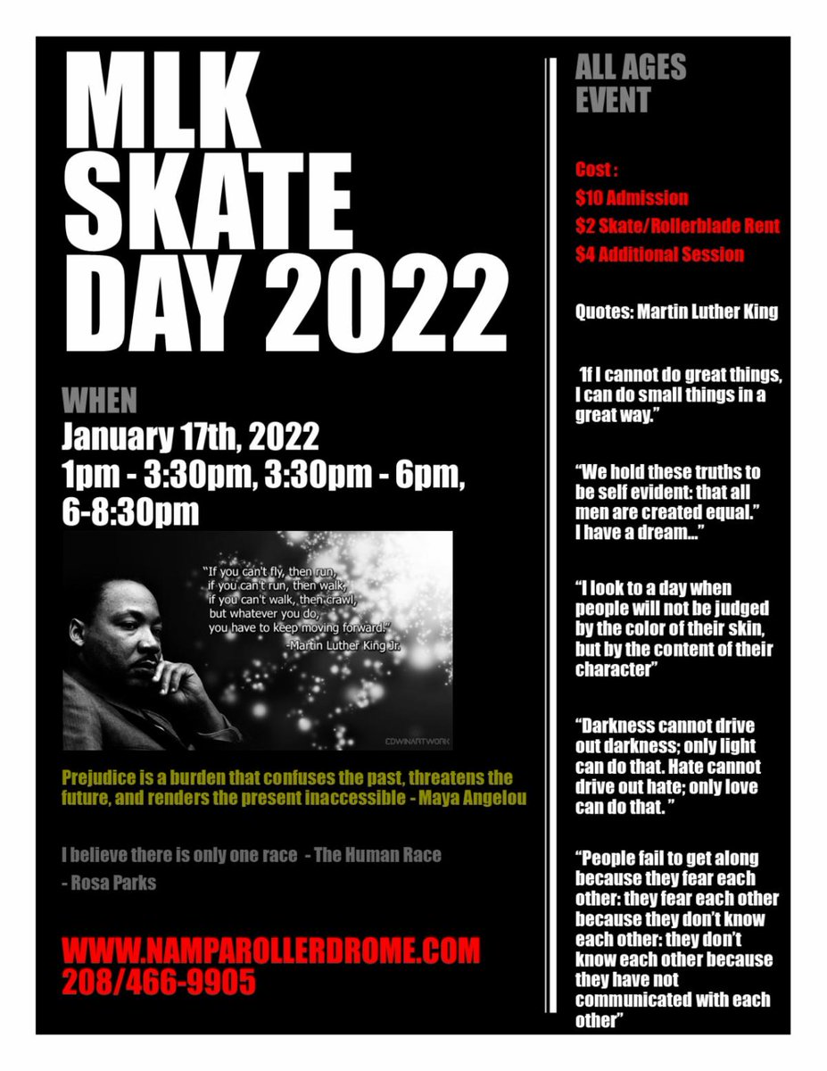 conta.cc/3A6qA19 Come get your skating on while school is out. Celebrate history and have some fun.