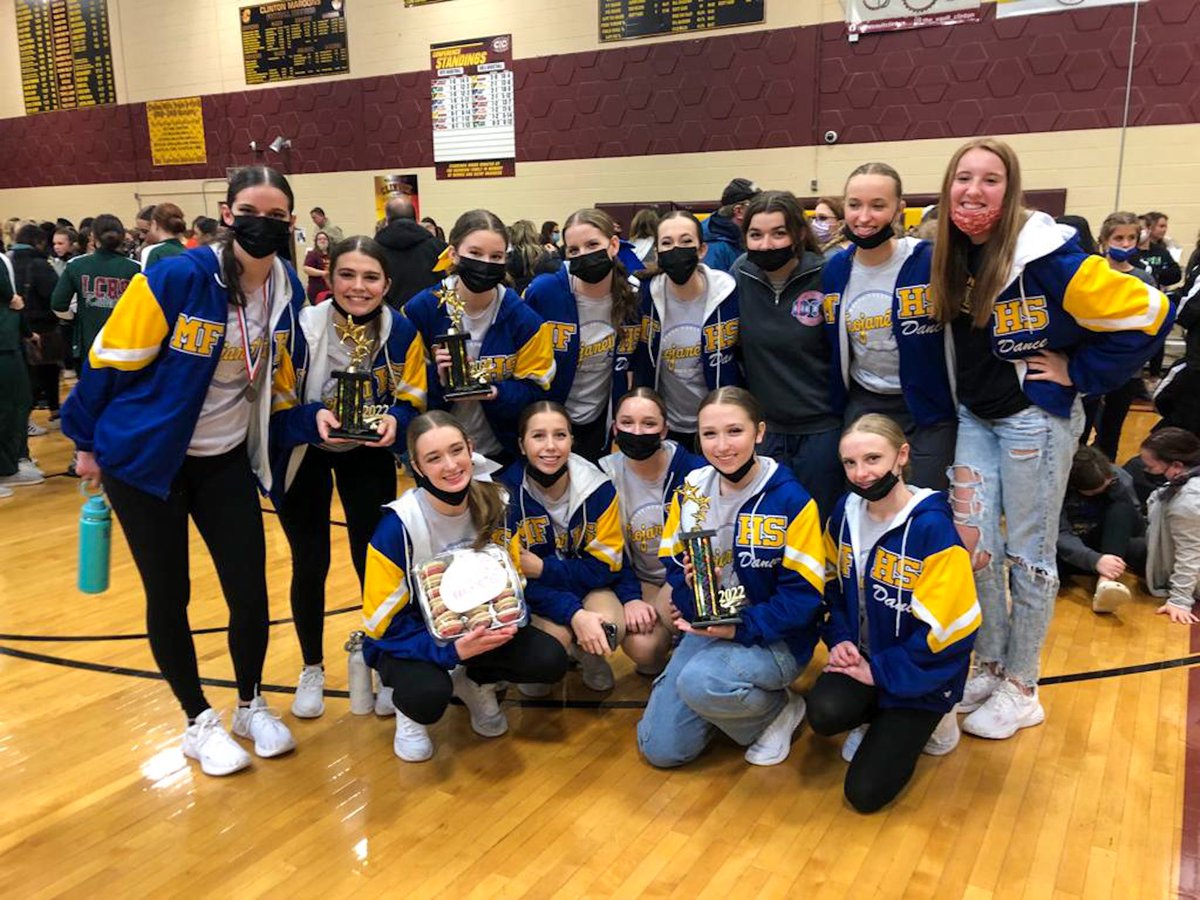 MFHSTrojanettes's tweet image. It was a successful day at the Clinton competition yesterday!

1st in A Kick
2nd in A Lyrical 
3rd for Rachel Wisner’s solo and qualified for state
Rising Star Award for Annika Padrutt 

We looking forward to IHSA sectionals next Saturday! 💙💛