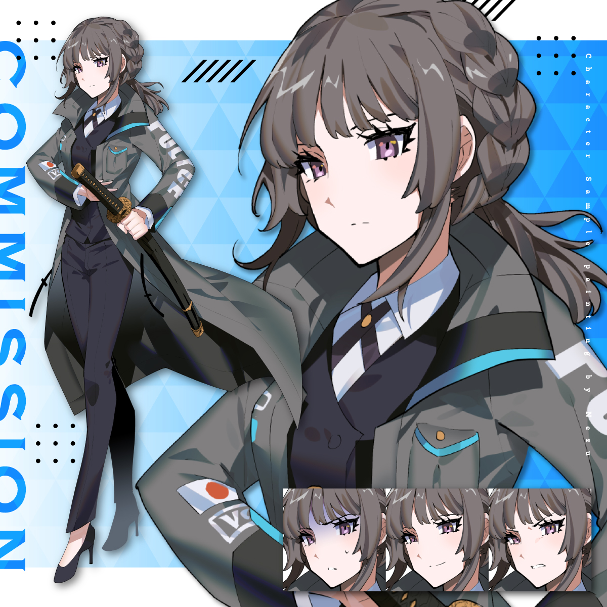 ネズ Rt Nzeenz Il うみ様のご依頼で 立ち絵イラストを製作させていただきました Void に行かれる女性 刑事です 可愛らしい見た目とは裏腹な表情を楽しく描かせて頂きました Skima 立ち絵 コミッション T Co Rzfiubx1kv H Twitter