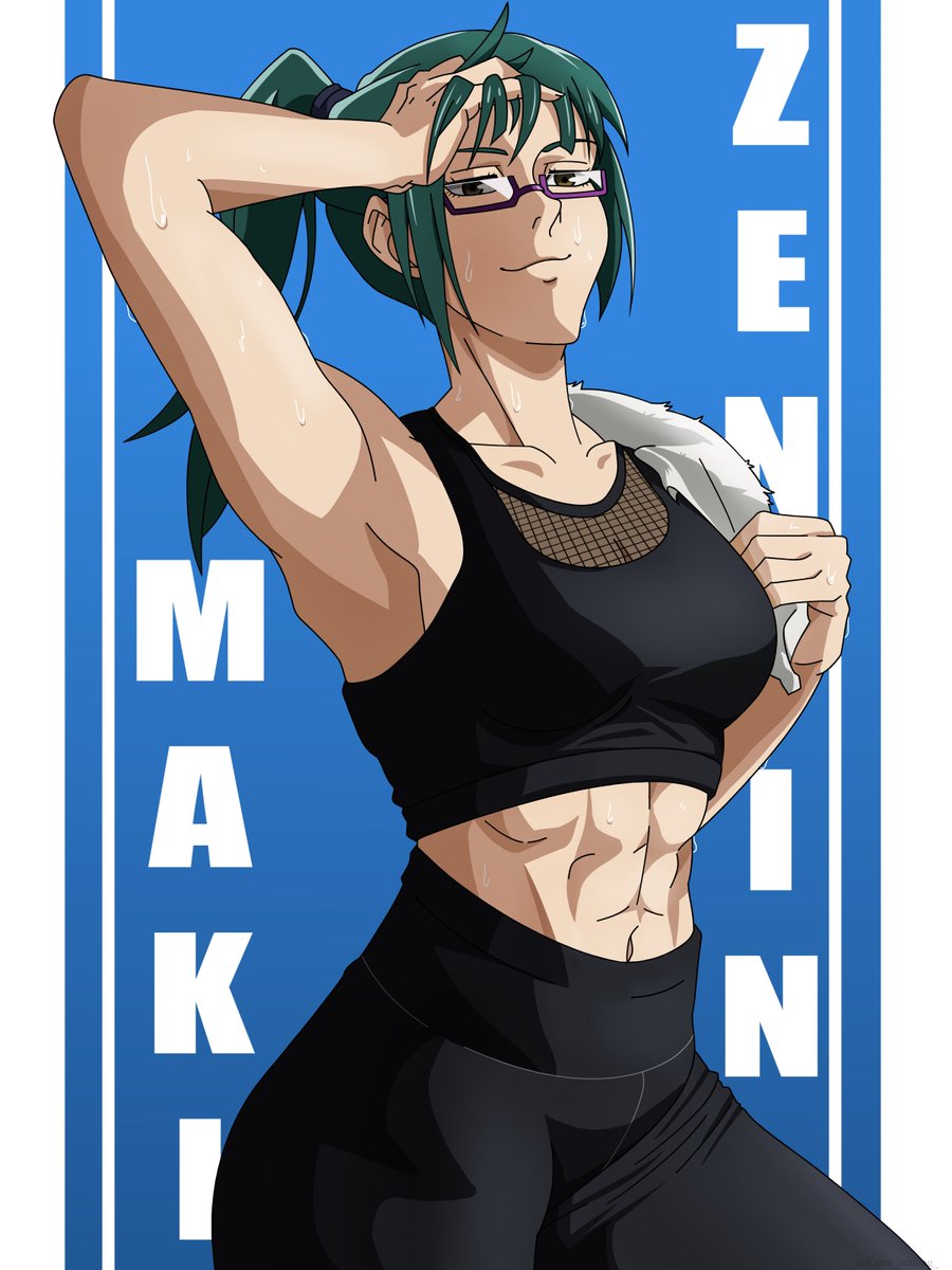 Maki now with abs #JujutsuKaisen #呪術廻戦 #禪院真希 #MakiZenin