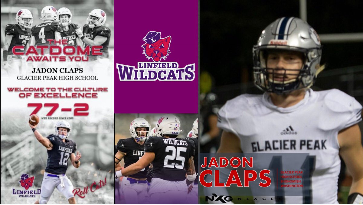 2022 WR/S Jadon Claps <a href="/JadonClaps/">Jadon Claps</a> Glacier Peak HS (Snohomish-Washington) has received a roster offer from Northwest Conference member Linfield College <a href="/LinfieldFB/">Linfield Football</a>